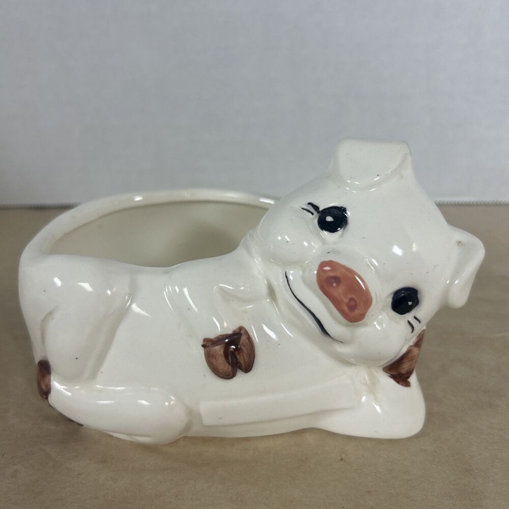 Retro Ceramic Pig Sponge Holder for Kitchen Sink Vintage Piggy Grannycore - Picture 10 of 15